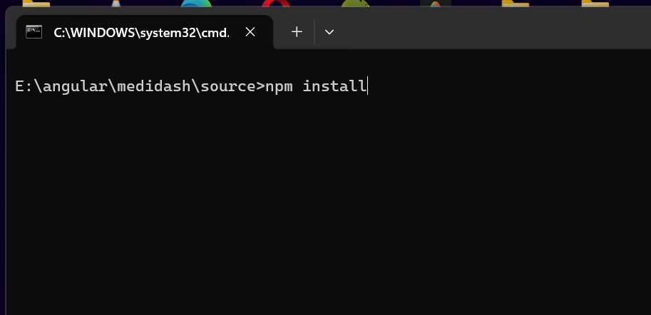 Installing dependencies
